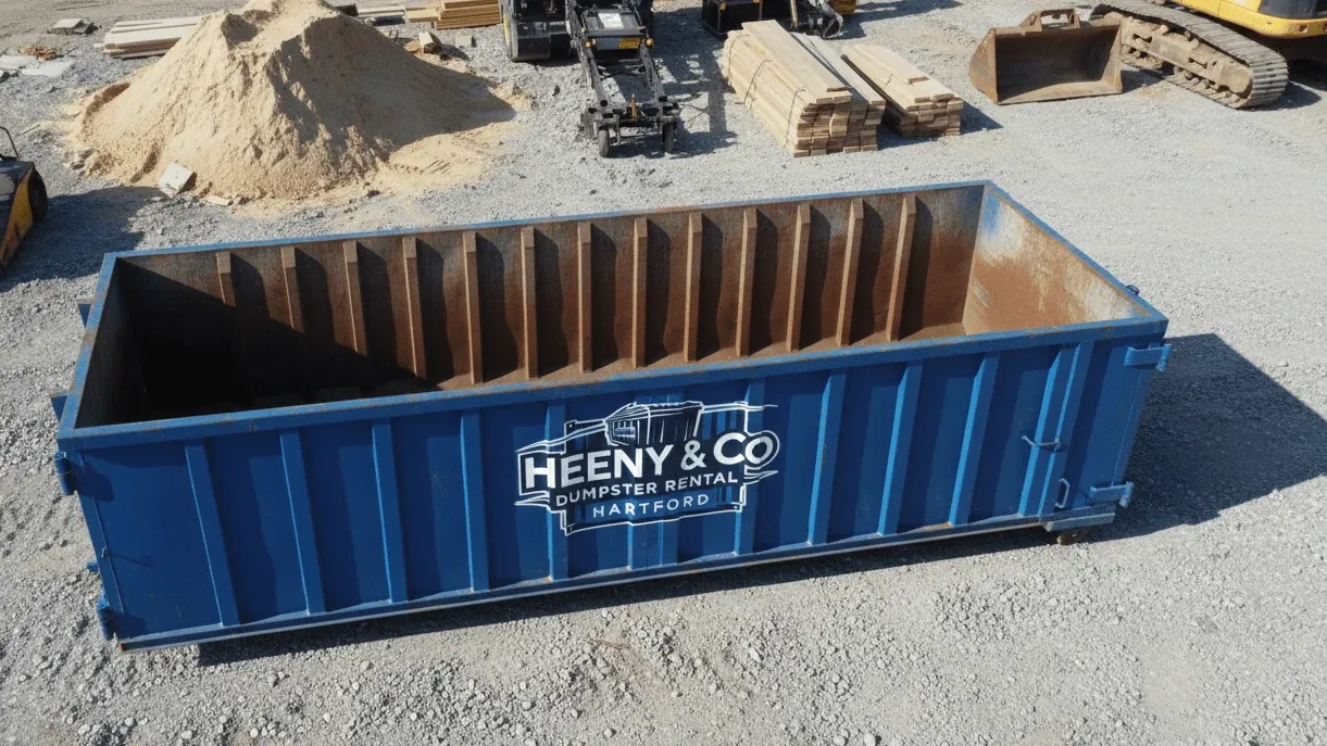 15 Yard Dumpster roll-off container in Hartford, CT 15 Yard Dumpster roll-off container in Hartford, CT