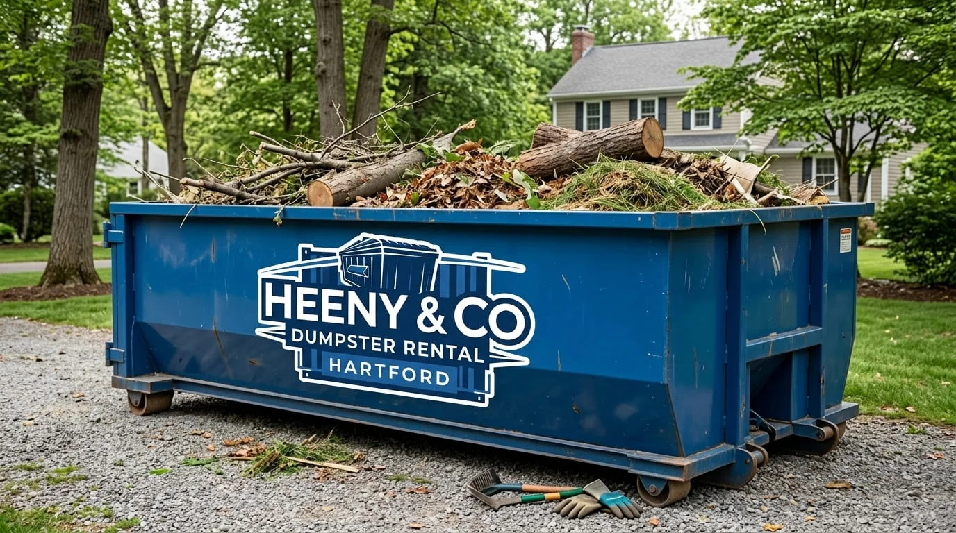 Yard Waste Dumpster Rental Hartford-img